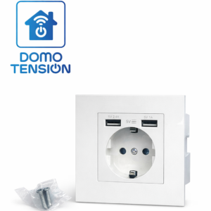 Enchufe de pared con USB