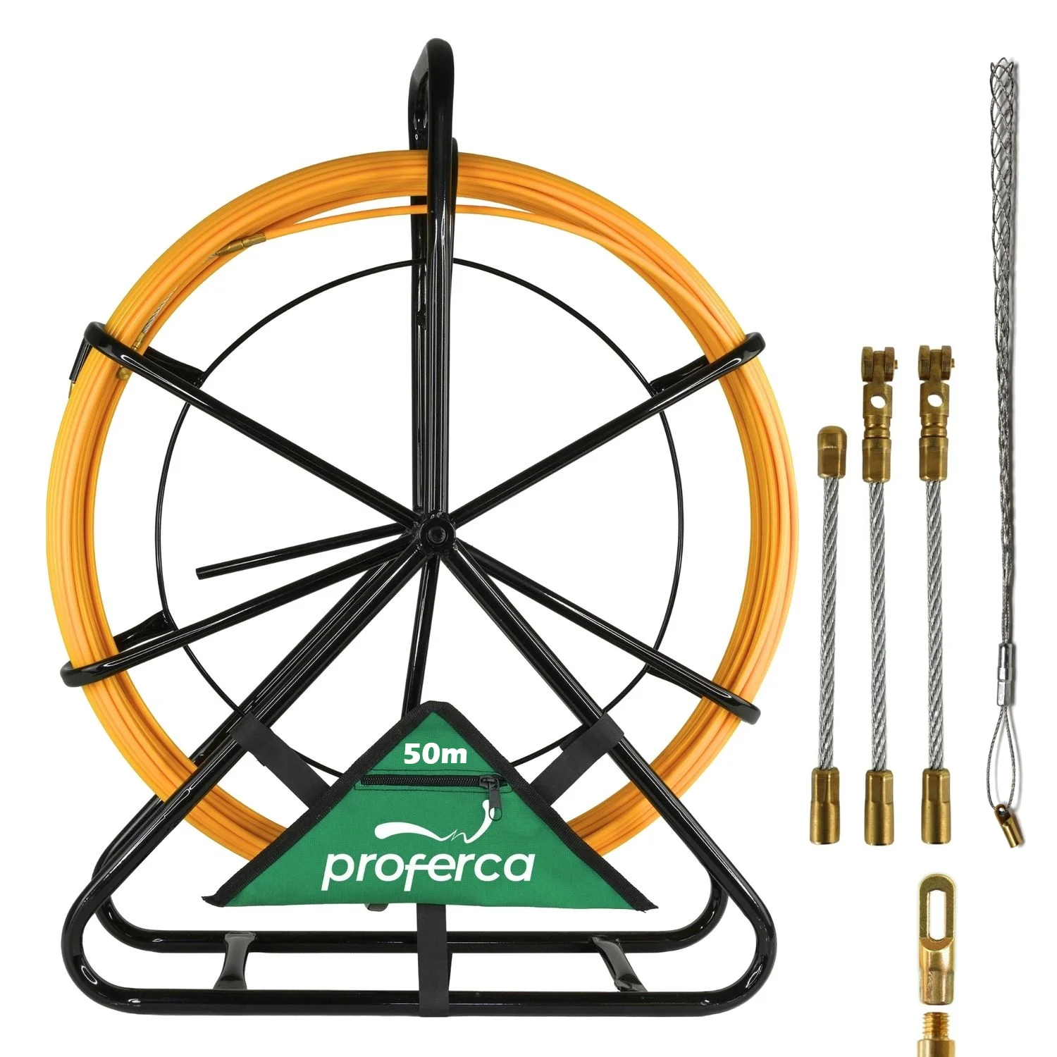 Guía Pasacables de Fibra de Vidrio Reforzado + Kit Accesorios